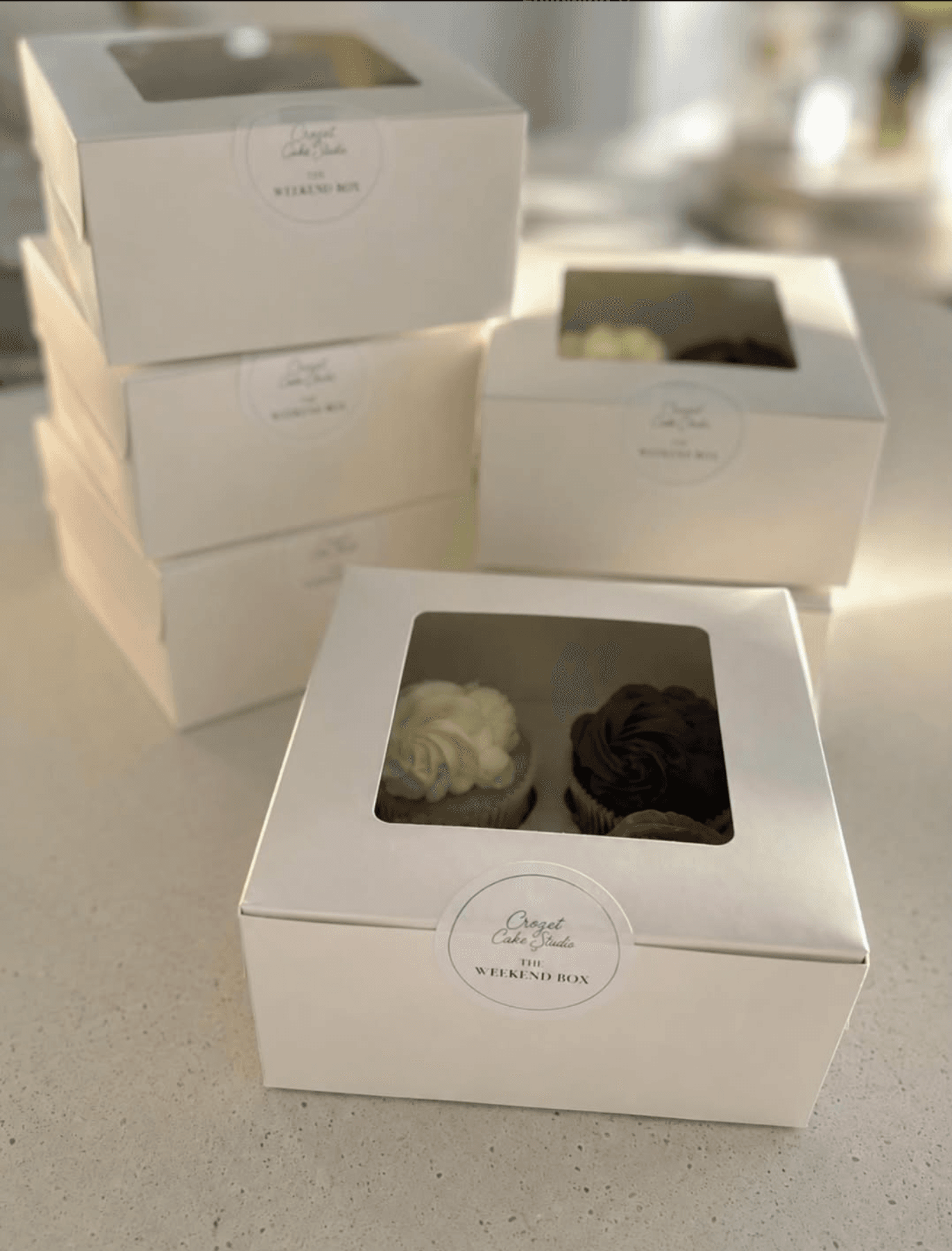 Stacked Weekend Box packaging